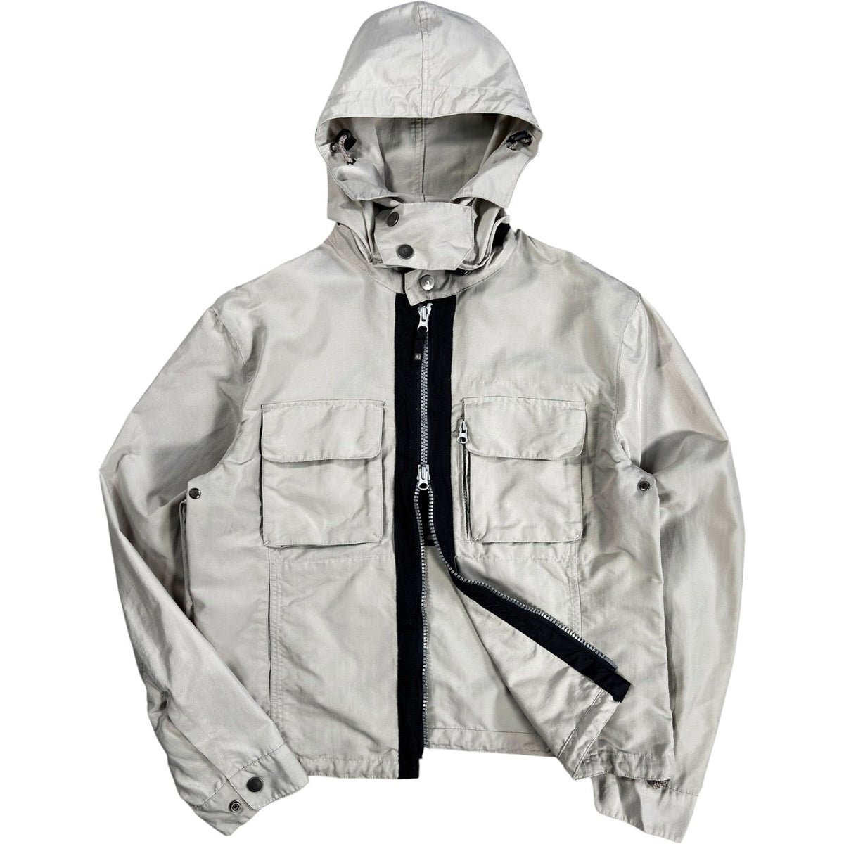 Armani Jeans 00’s Multipocket Convertible Jacket M | Medium, Black