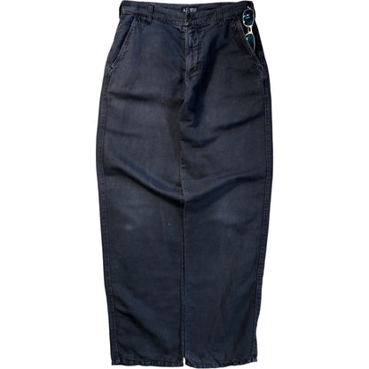 Armani Jeans 00’s Hemp Blend Pants W31 | W31, Black