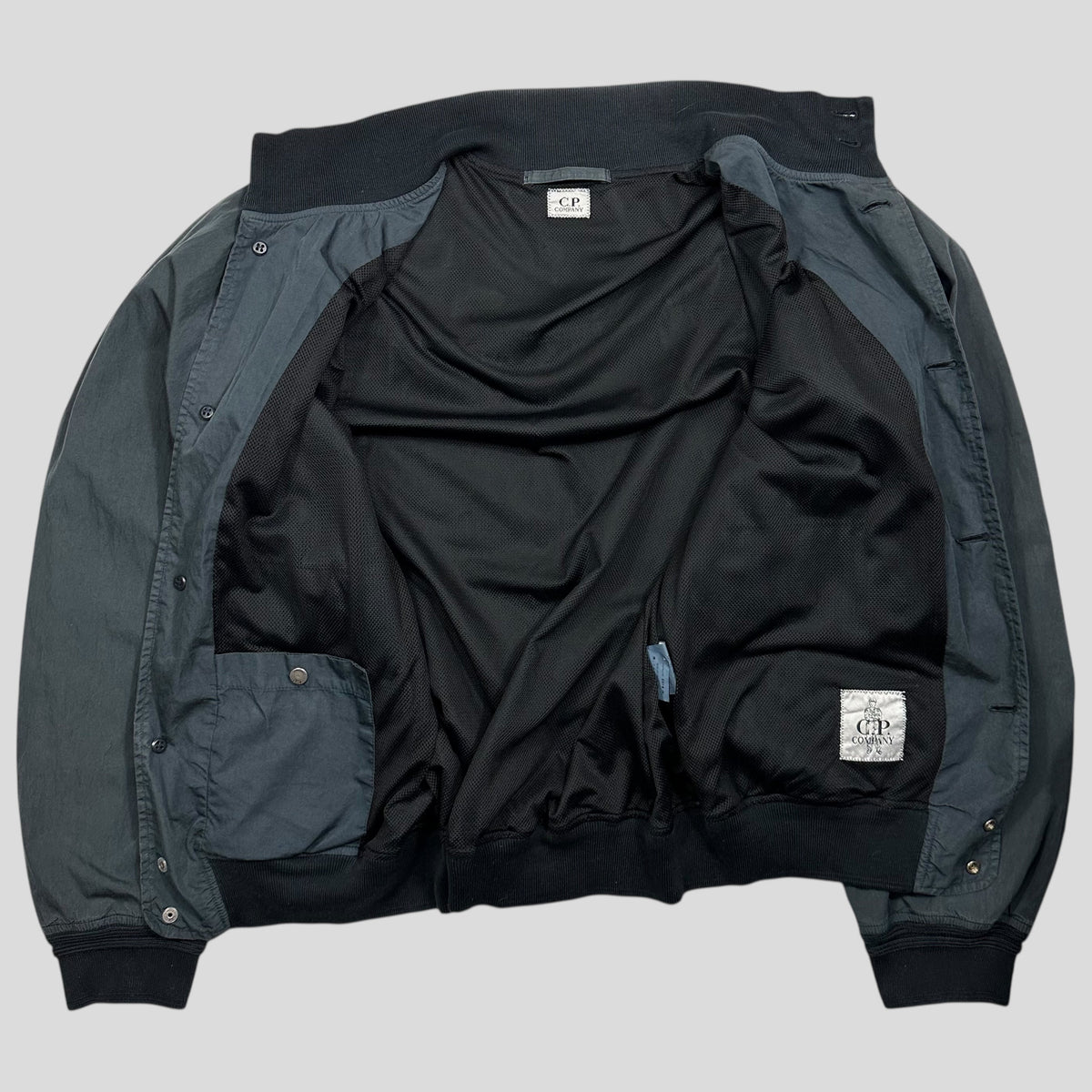 CP Company 2006 Iridescent Co-Nylon Bomber Jacket - IT54 (L/XL) | XL, Grey