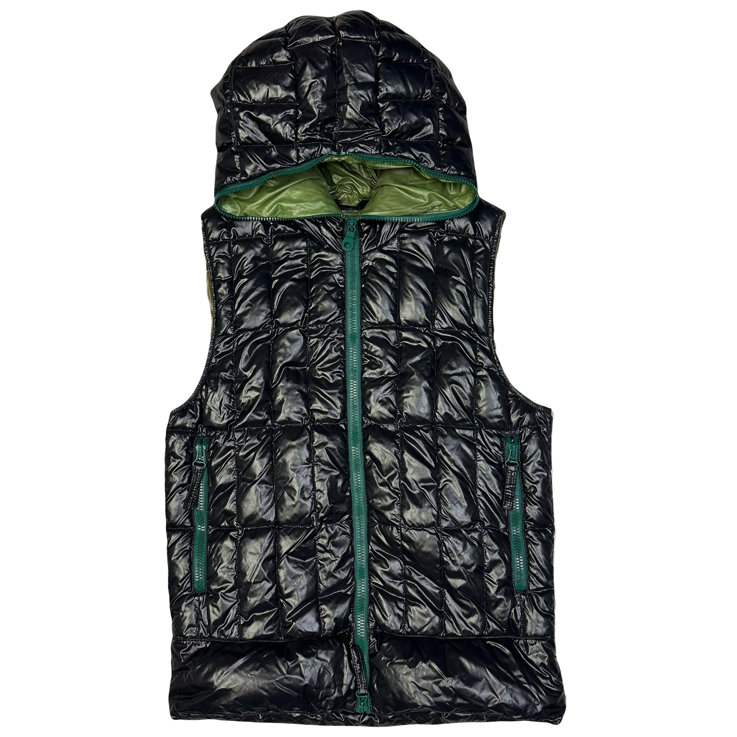 Duvetica Hooded Puffer Gilet In Black ( S )