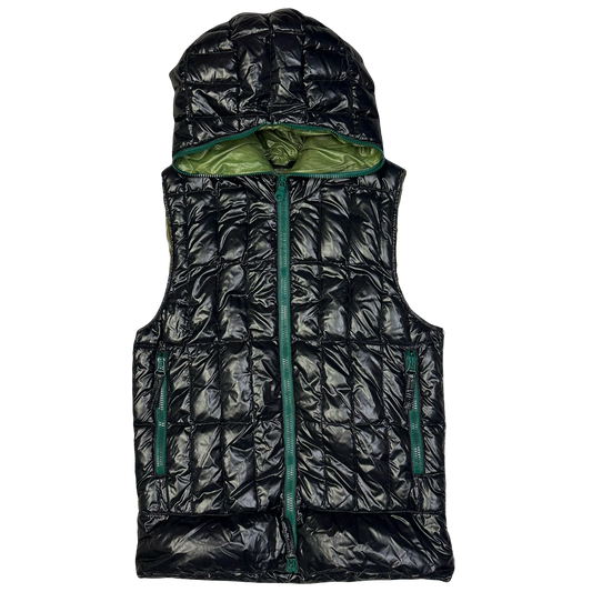 Duvetica Hooded Puffer Gilet In Black ( S )