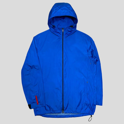 Prada Sport SS99 Latex Pocket Electric Blue Jacket - L