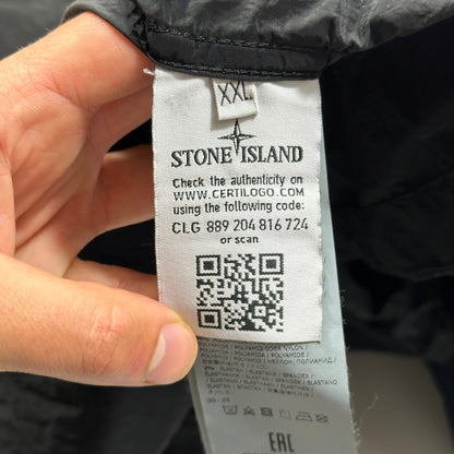 Stone Island Black Nylon Metal Overshirt Jacket - XL/XXL