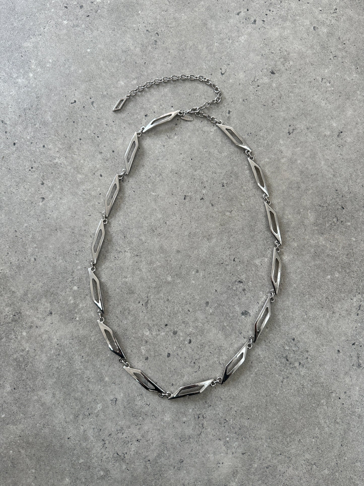 Italian Vintage Metal Chain Belt - W30-34