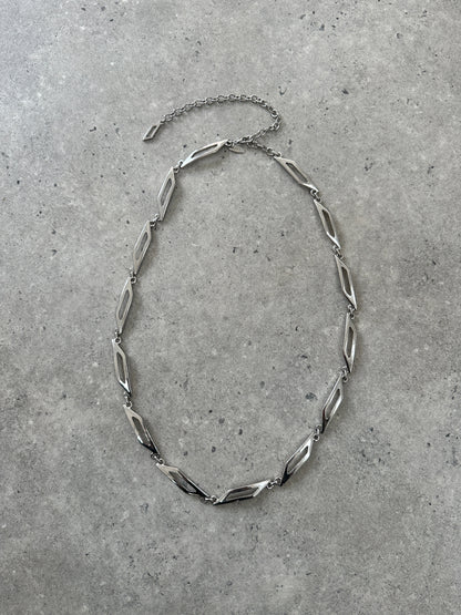 Italian Vintage Metal Chain Belt - W30-34