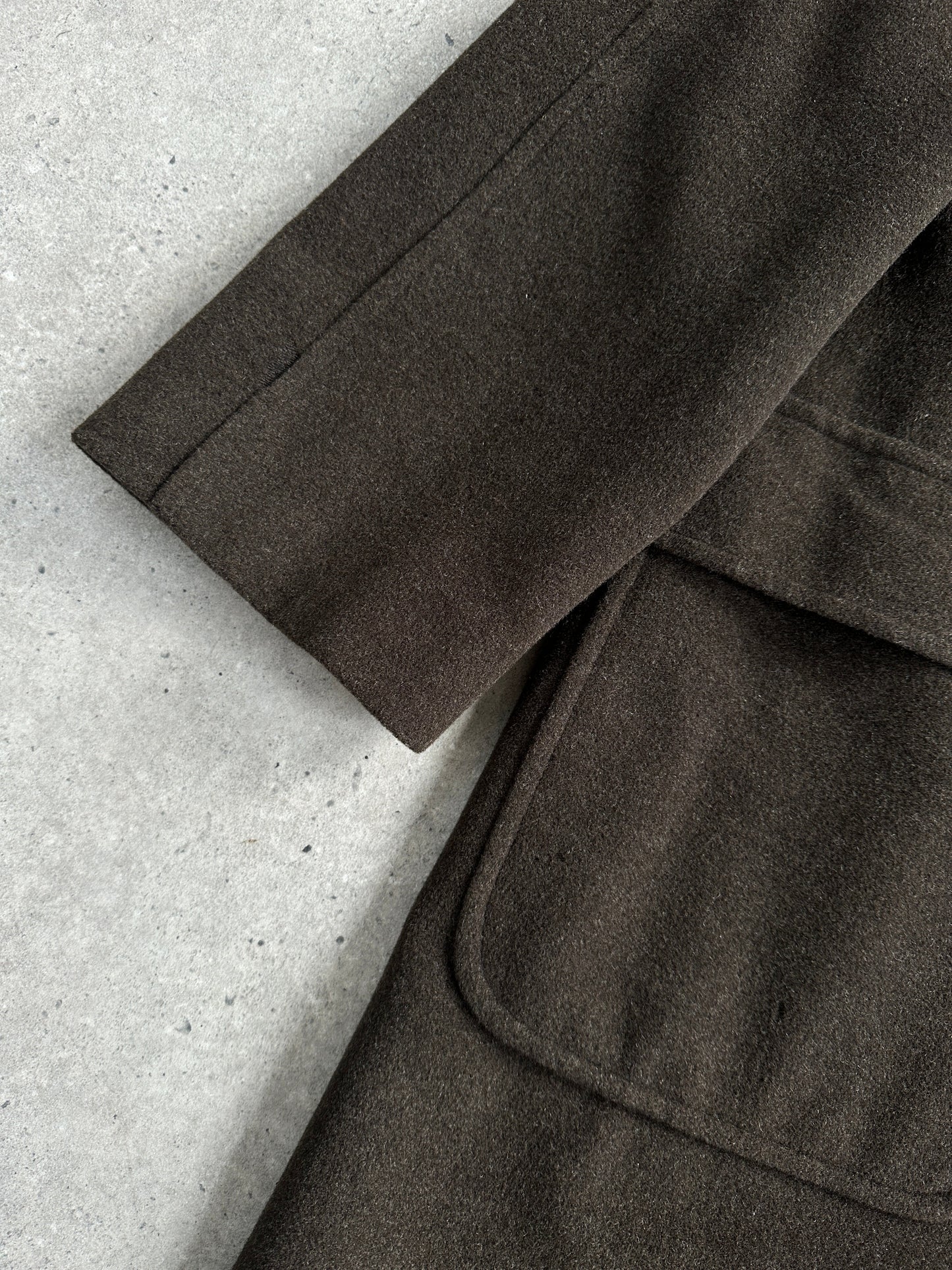 Giorgio Armani Le Collezioni 1990s Pure Wool Double Breasted Coat - XL/XXL