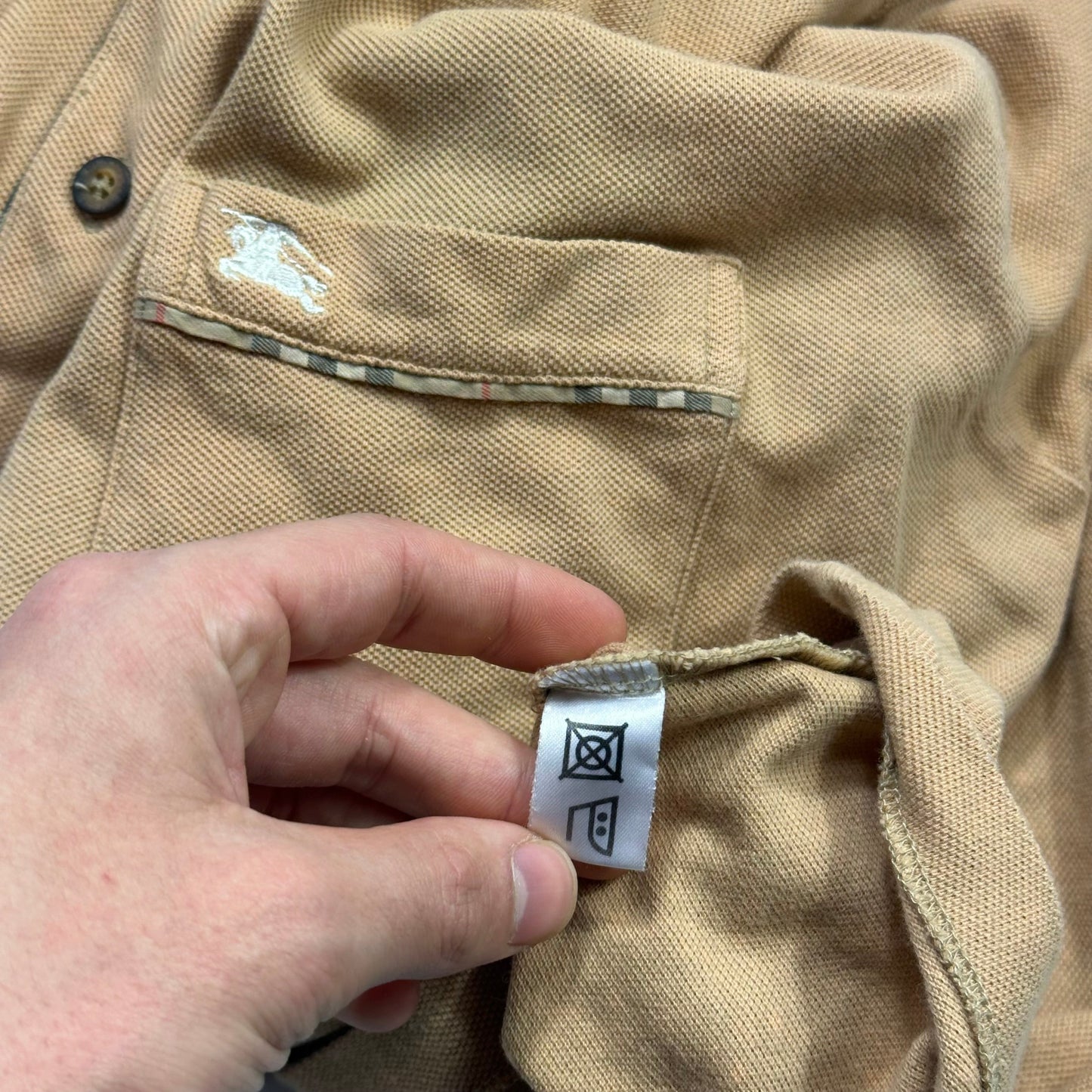 Burberrys 90’s Nova Check Prorsum Polo Shirt - M