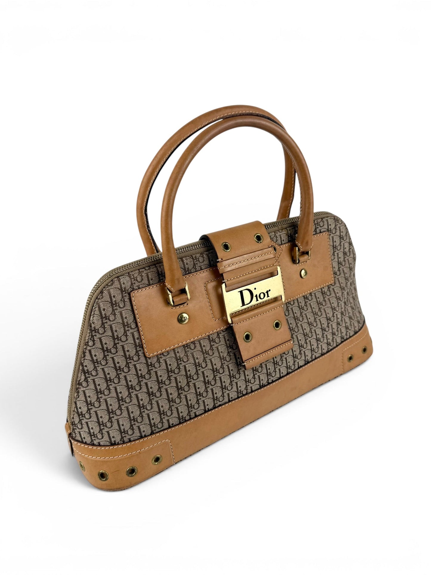 Vintage 2002 Christian Dior Diorissimo Street Chic Handbag | O/S, Brown
