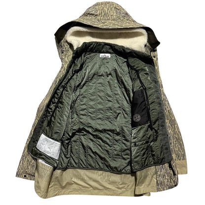 Stone Island Naslan Rain Camo Parka Jacket | Medium, Camo