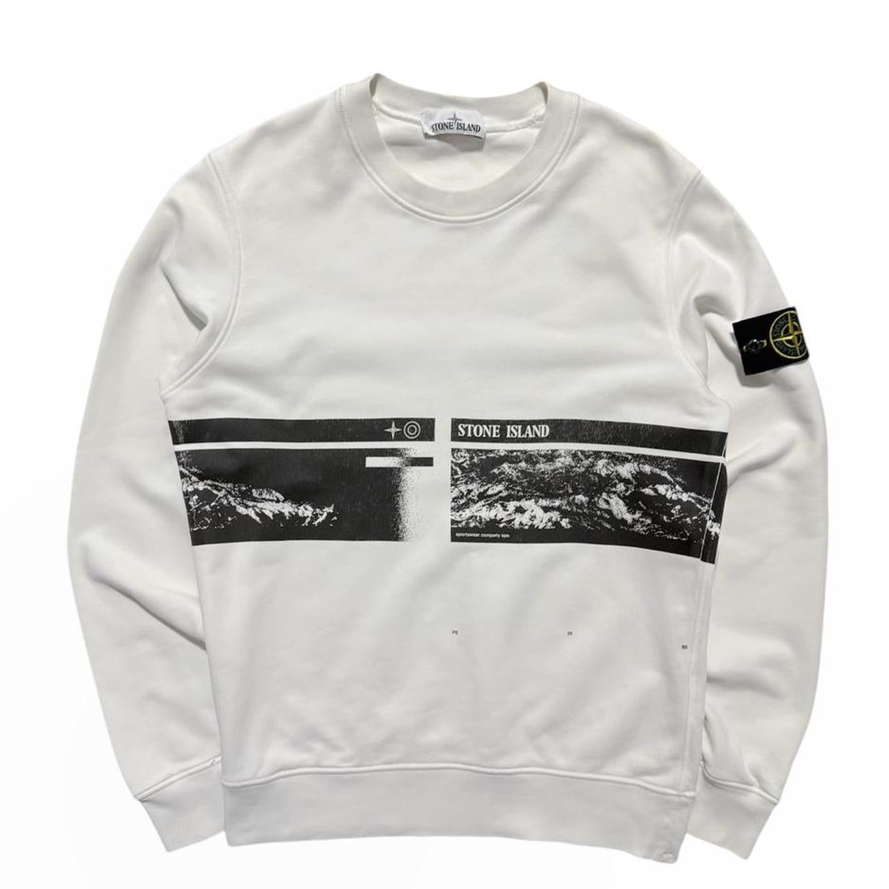 Stone Island Pullover Crewneck | Small, White