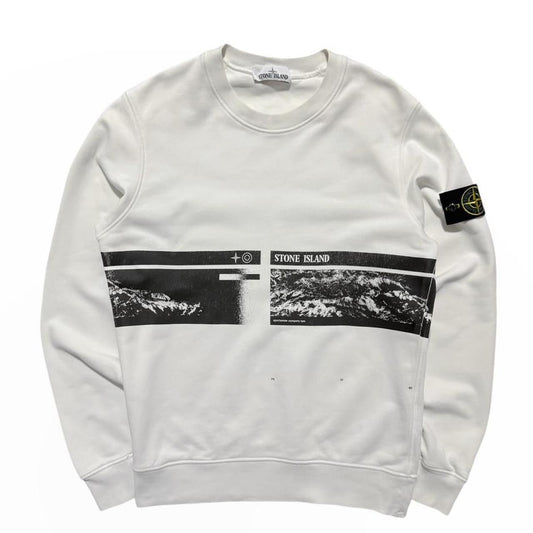 Stone Island Pullover Crewneck | Small, White