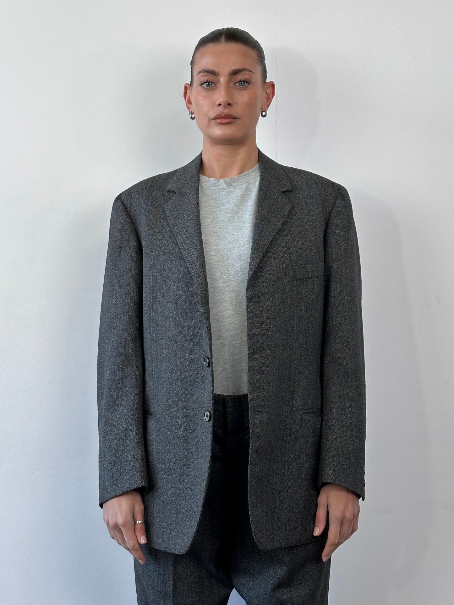 Vintage Pure Wool Single Breasted Suit - 40R/W32