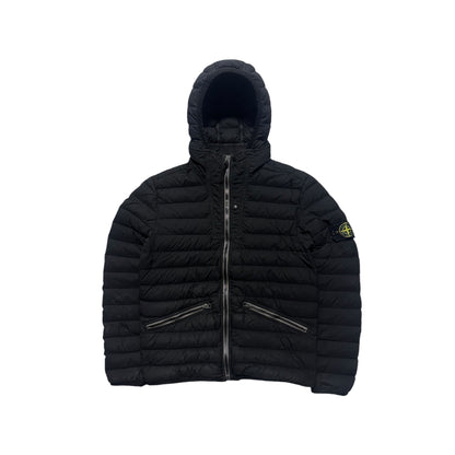 Stone Island Loom Woven Zip Up Puffer Jacket