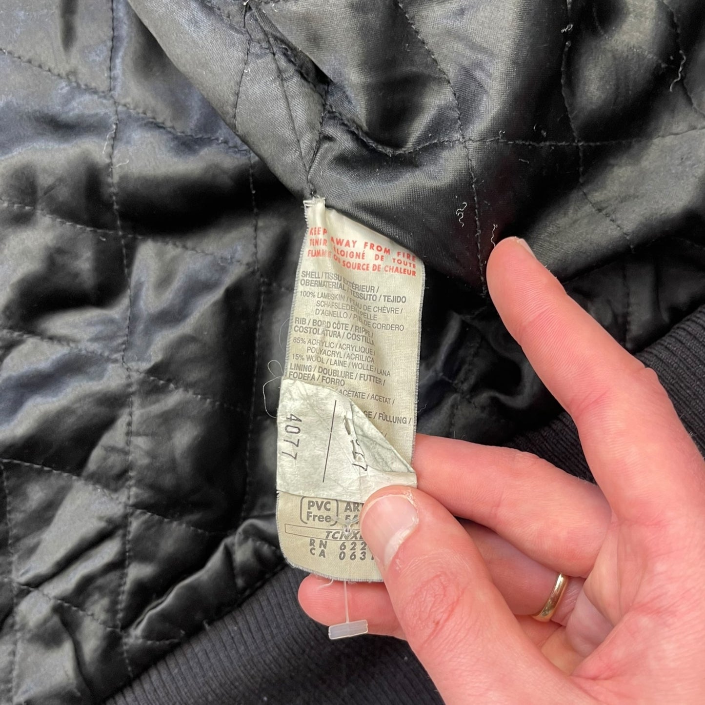 2000's Puma Limited Edition Hooded Lambskin Jacket (L) | Default Title, Black