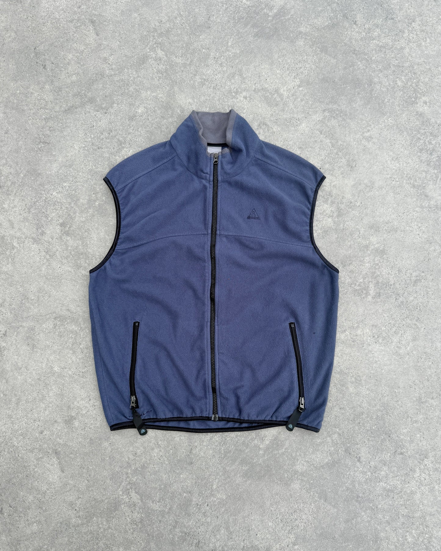 nike acg 2000s technical fleece vest jacket (l) | Default Title, Blue