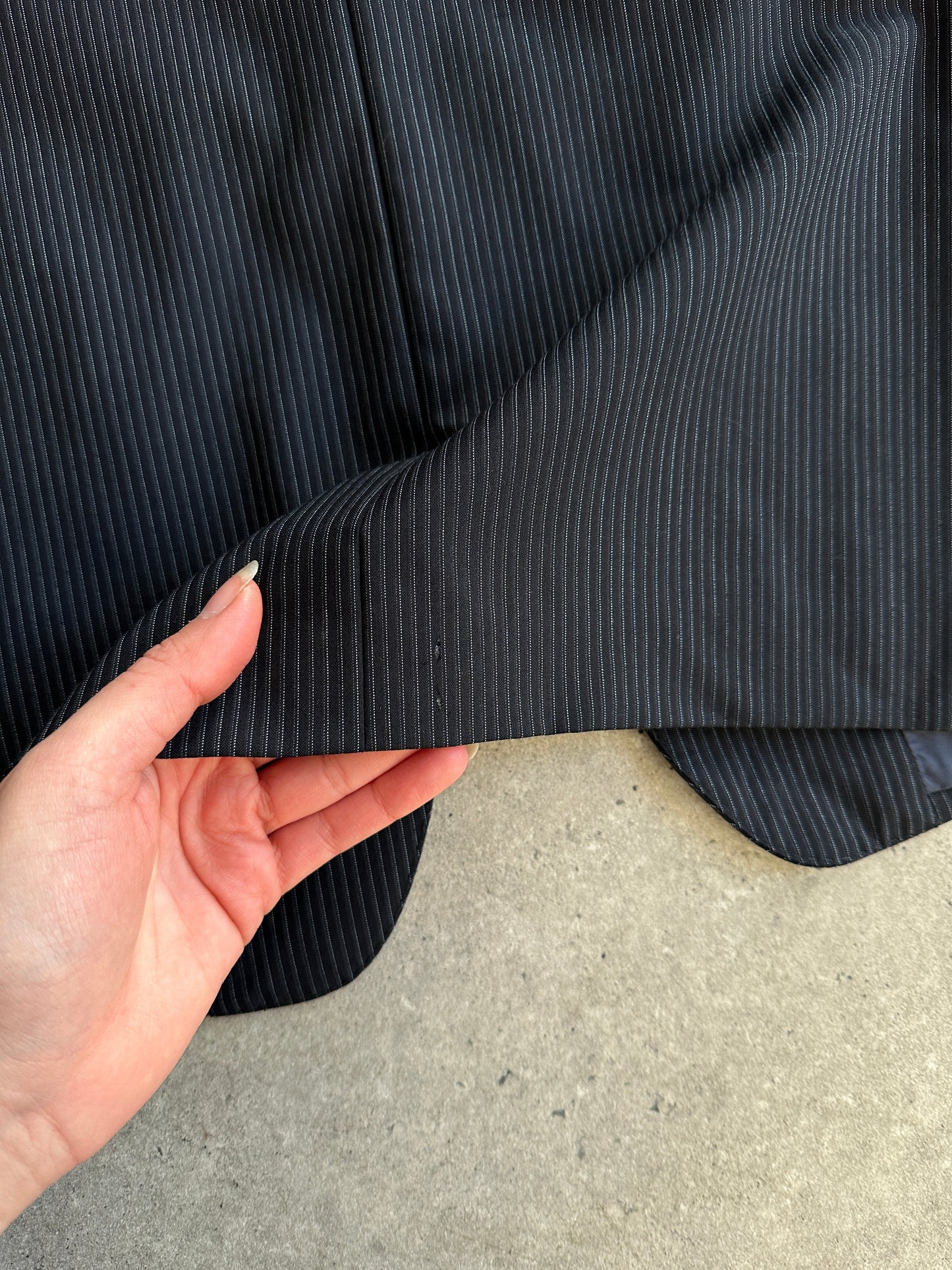 Hugo Boss Stripe Pure Wool Single Breasted Blazer - 40R/XL