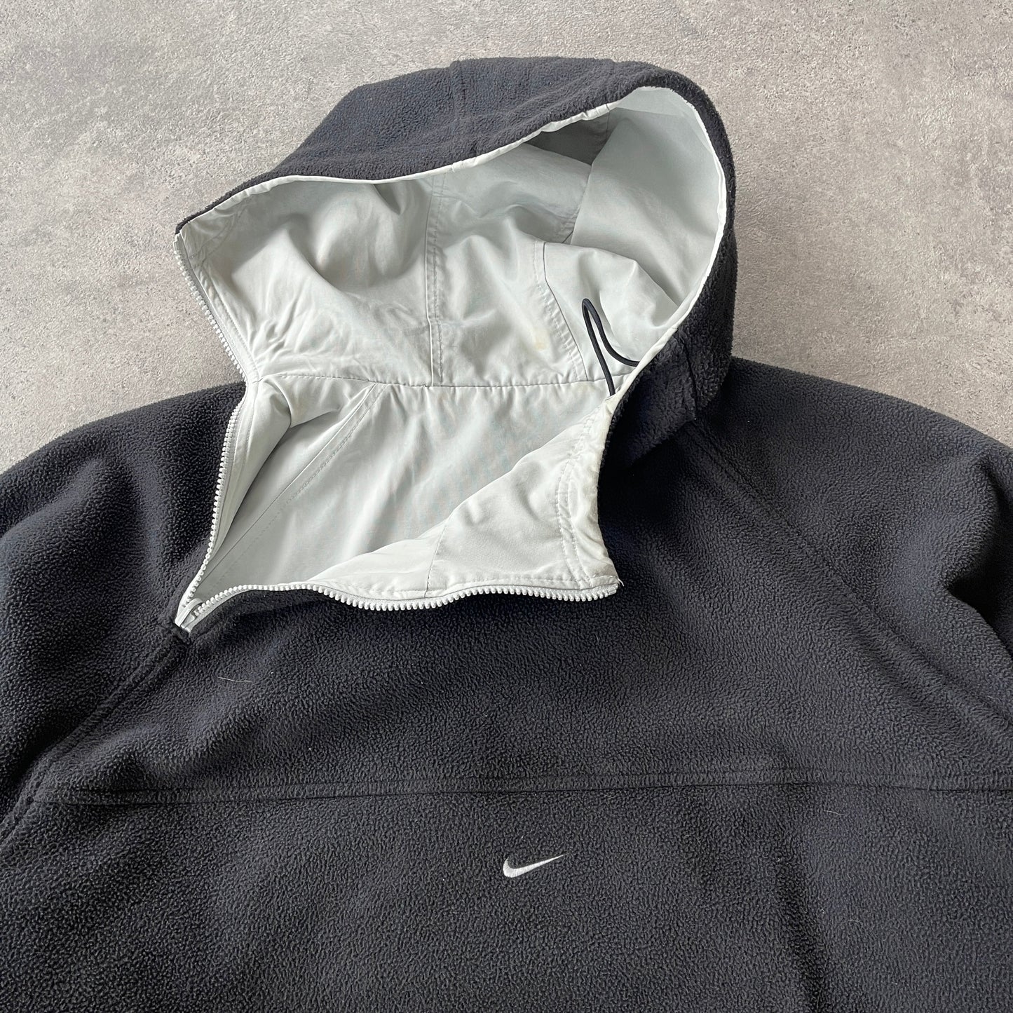 Nike RARE 2001 reversible asymmetric technical fleece pullover jacket (M)