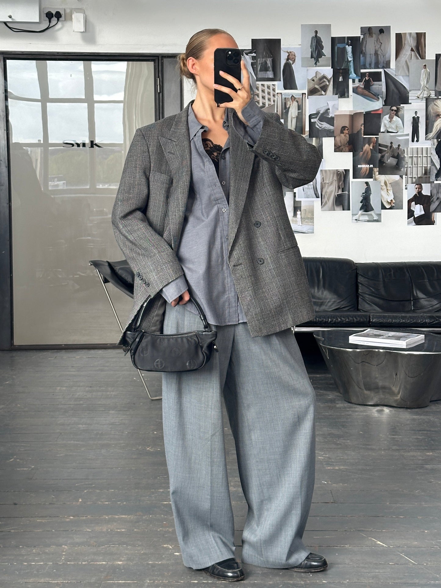 Yves Saint Laurent Pour Homme 1990s Cotton Logo Shirt - XL