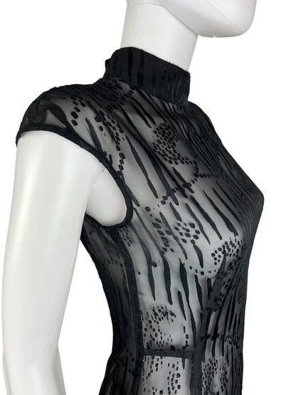 Yohji Yamamoto AW 1997 sheer dress