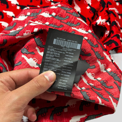 Prada Milano 2014 Revolver Gun Logo Shirt - M/L
