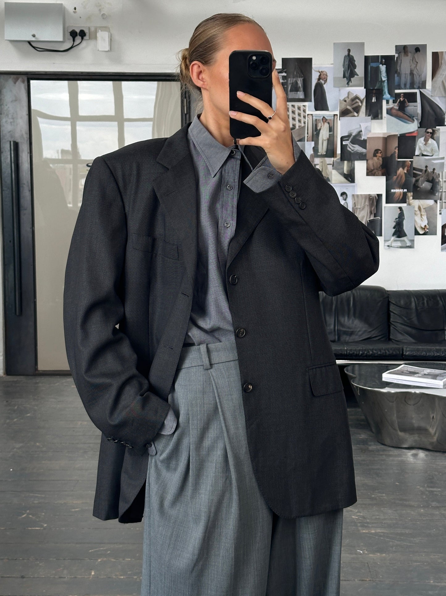 Hartwood x Loro Piana 1990s Pure Tasmanian Wool Single Breasted Blazer - 46R/XL