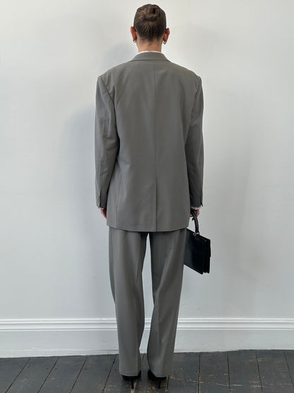 Balmain 1990s Wool Single Breasted Suit - 42R/W34