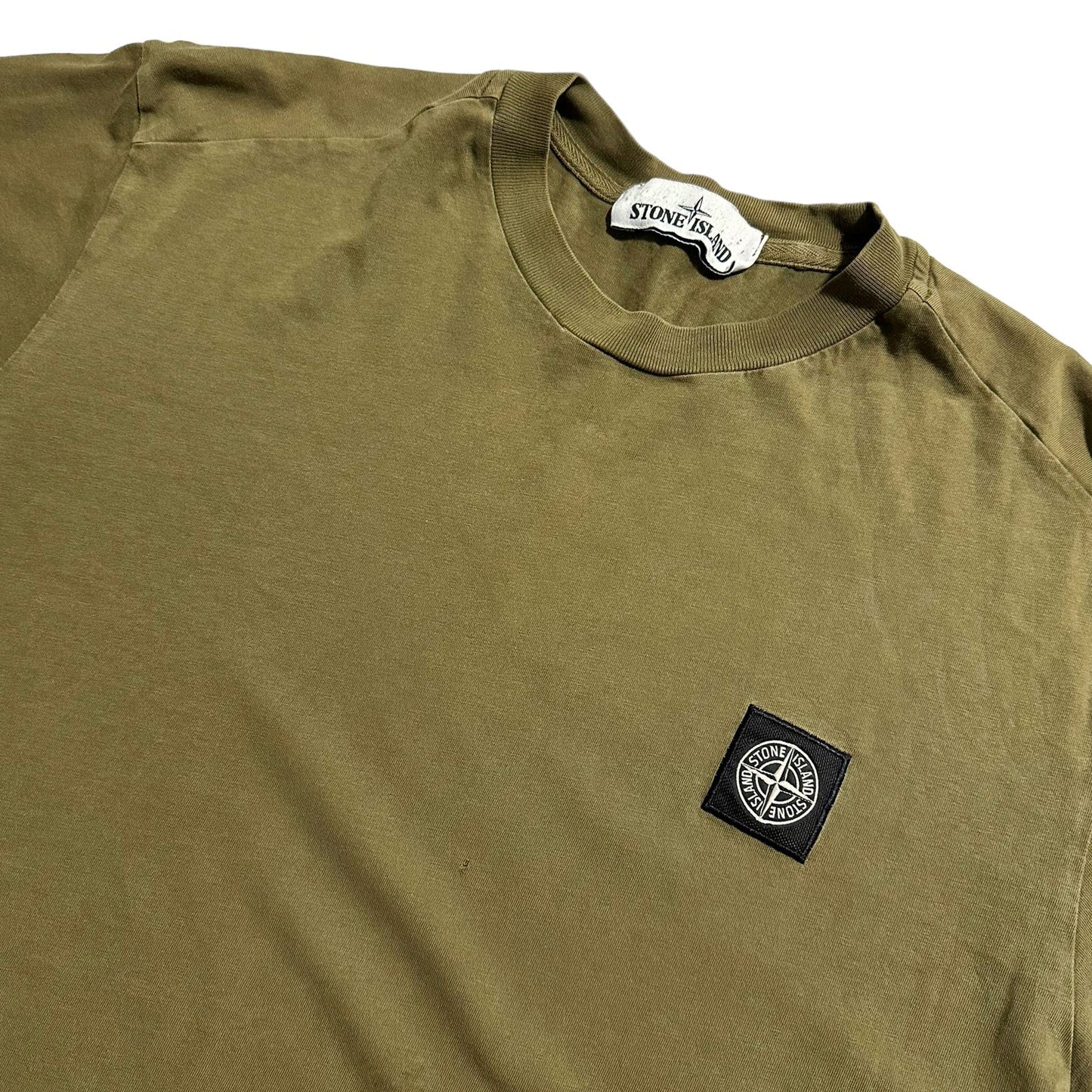 Stone Island Short Sleeved Patch Logo T Shirt