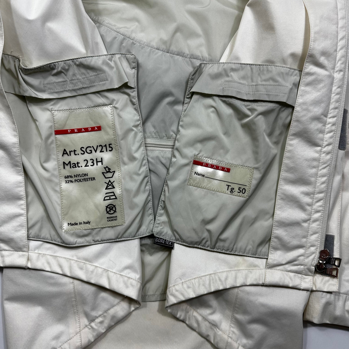 Prada Sport SS00 Goretex PTFE Modular Light-up Convertible Bag Jacket - IT50 (L) | Large, Multicoloured