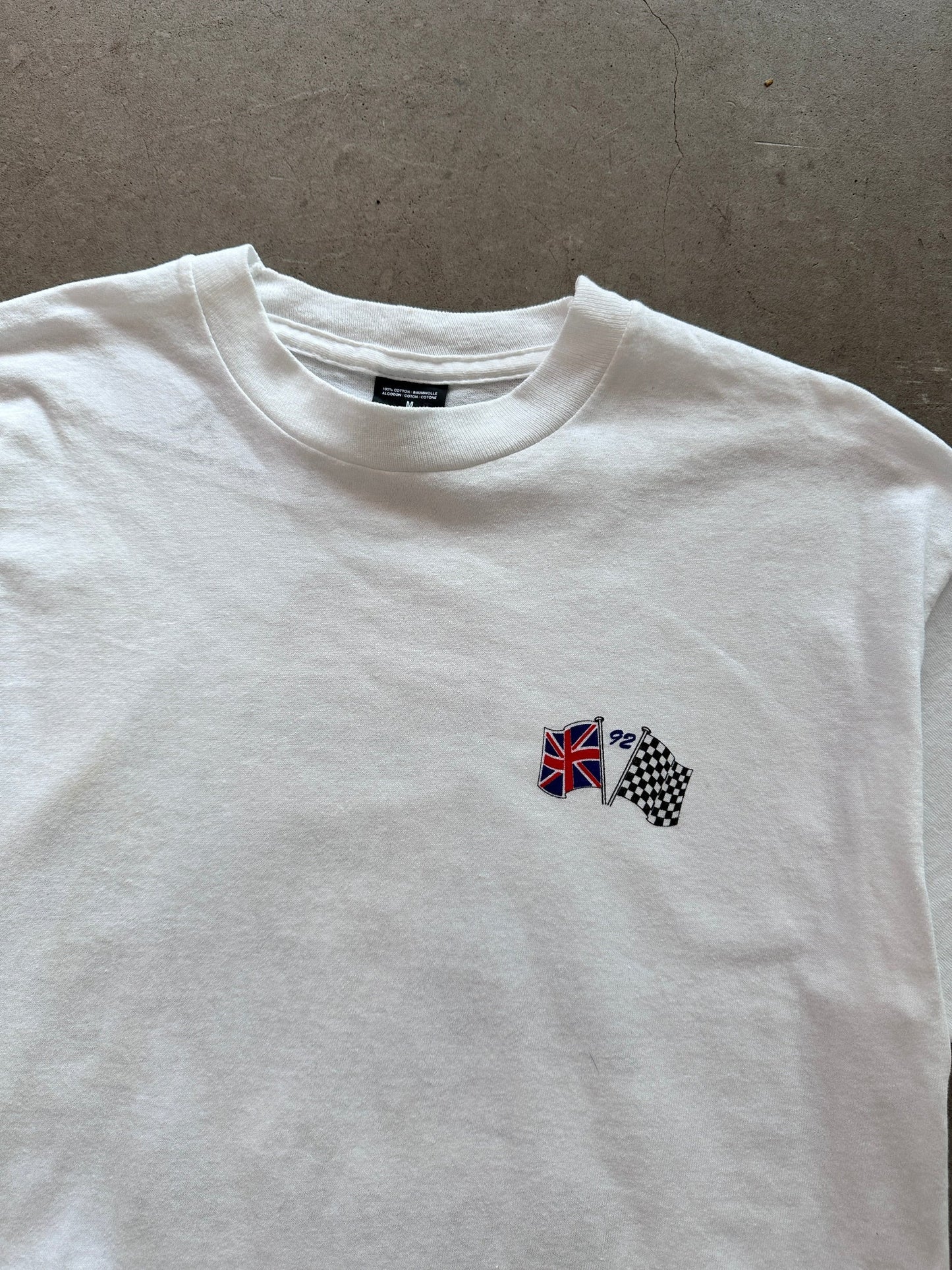 1992 Nigel Mansell Grand Prix T-shirt - M | White, Red