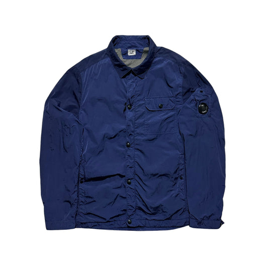 CP Company Chrome Nylon Zip Up Overshirt