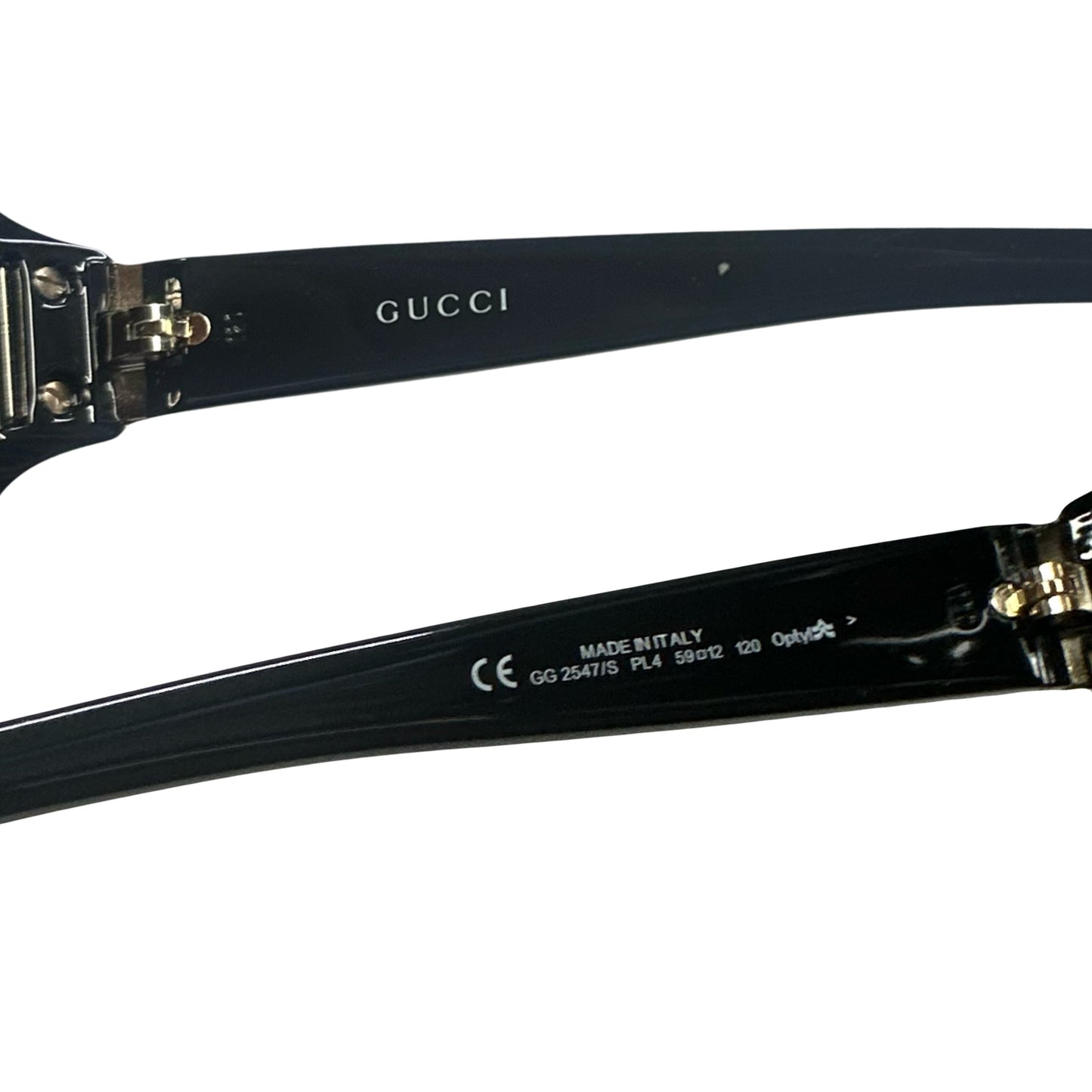 Gucci Monogram Sunglasses In Black