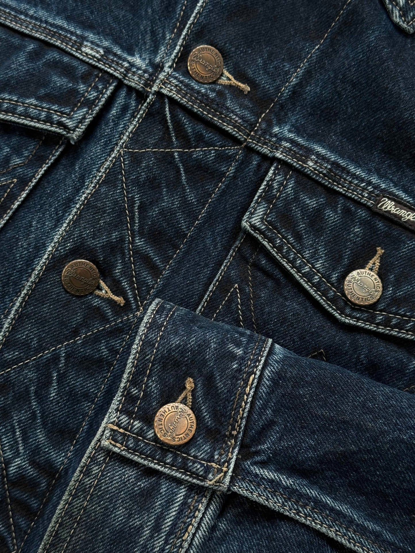 Wrangler 1990s Mid Wash Denim Jacket - XL
