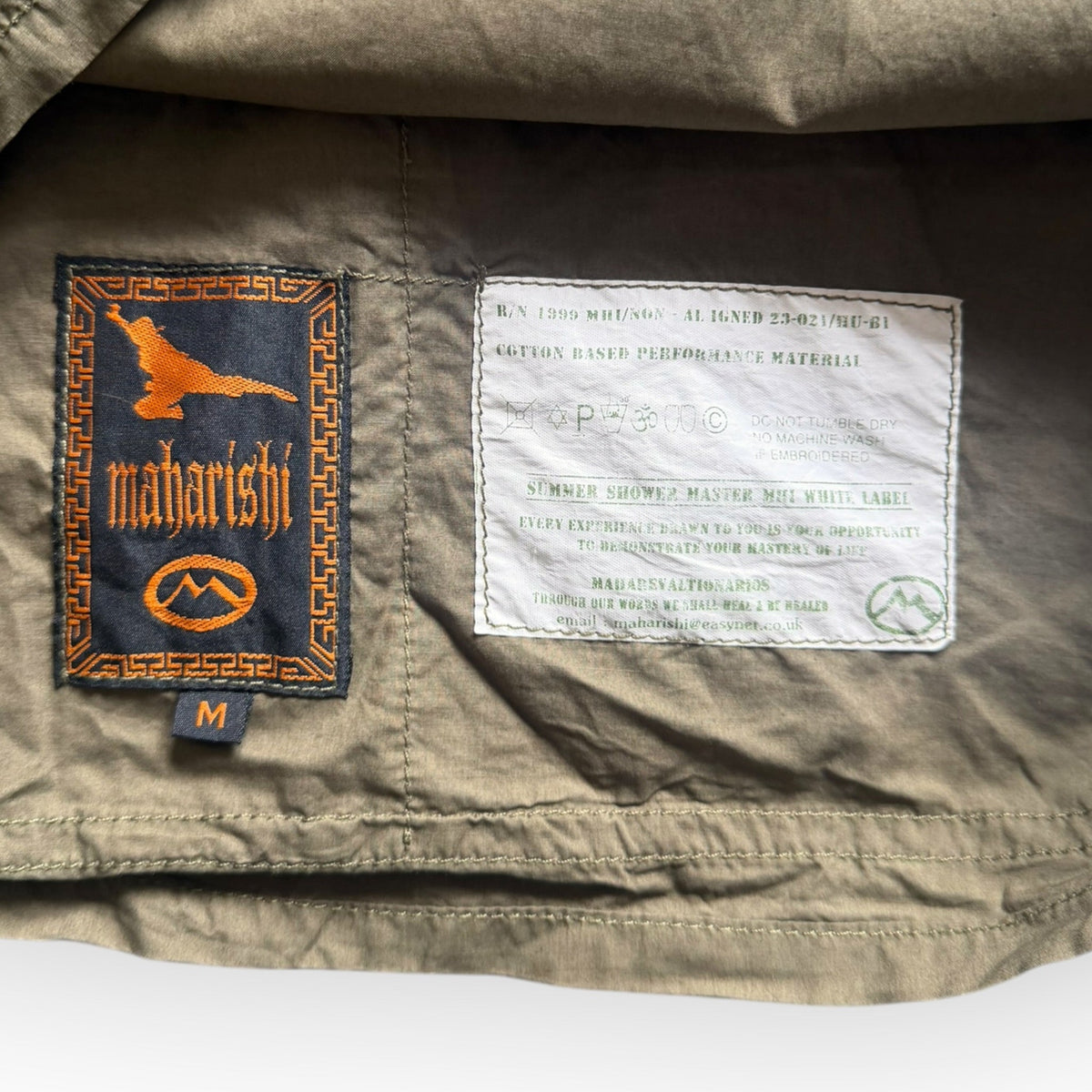 1999 Maharishi Coolmax Panelled Vest (M) | Medium, Green