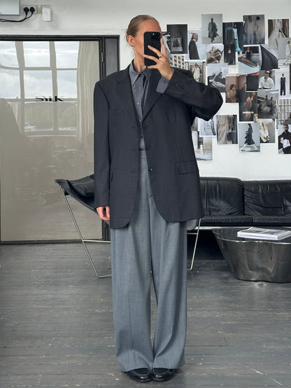 Hartwood x Loro Piana 1990s Pure Tasmanian Wool Single Breasted Blazer - 46R/XL