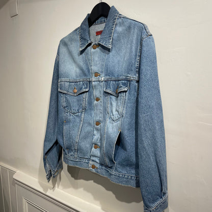 Katharine Hamnett Denim Trucker Jacket | O/S, Light Blue