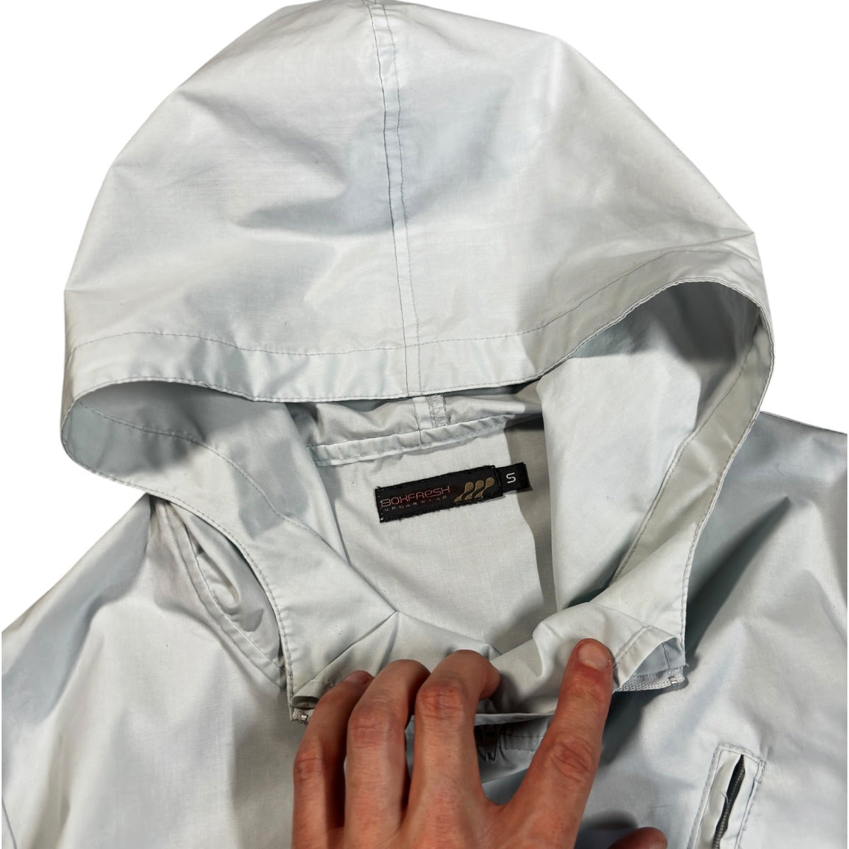 Boxfresh 00’s Lightweight Anorak Jacket S | Small, Grey