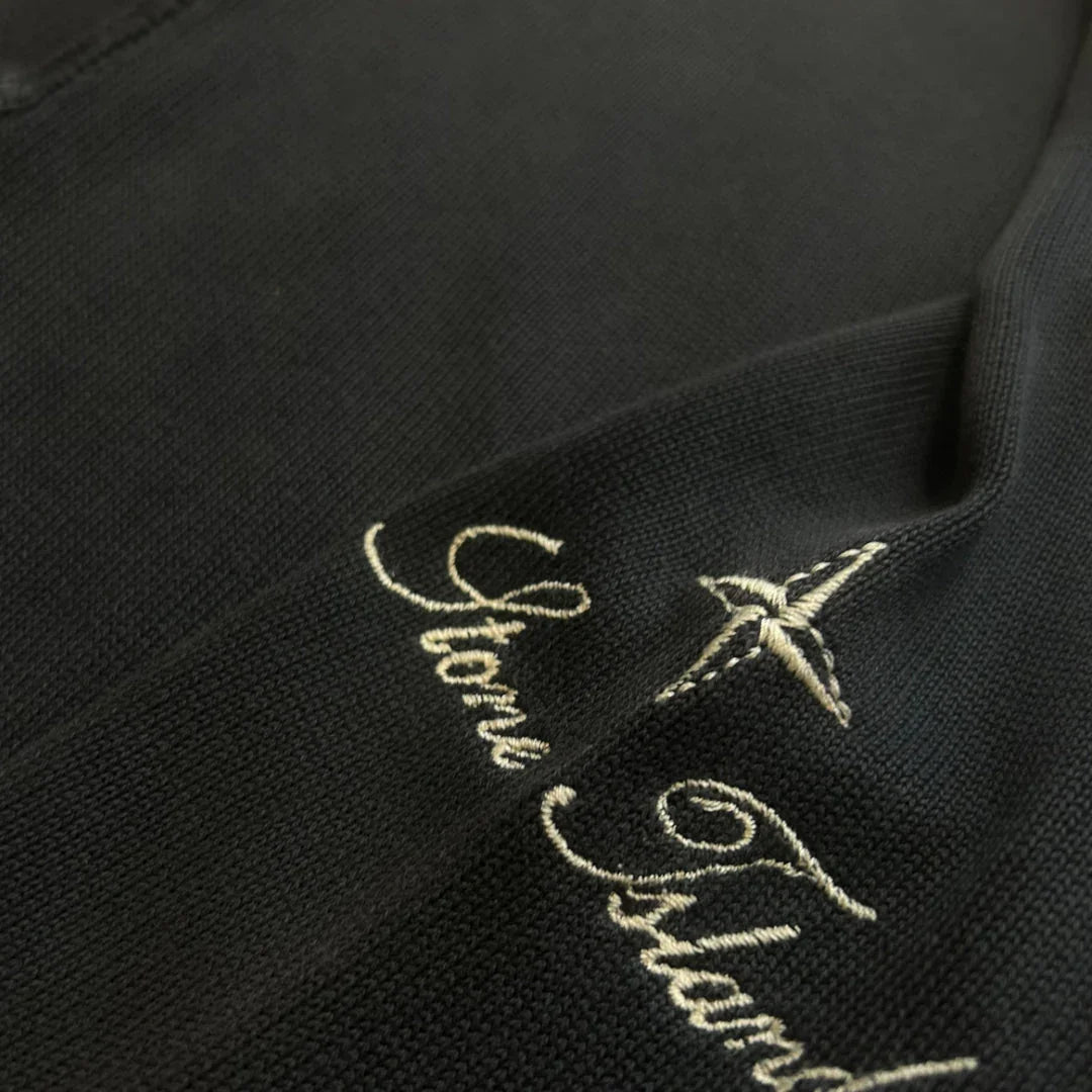 Stone Island SS/05 Embroidered Polo Shirt M