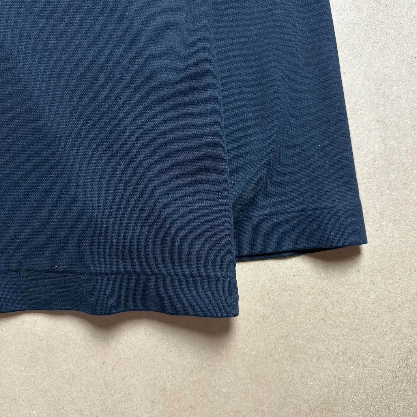 S/S 1997 Black Cotton Quarter Zip Sweater