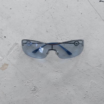 2000s emporio armani sunglasses | O/S, Silver