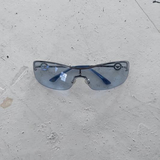2000s emporio armani sunglasses | O/S, Silver