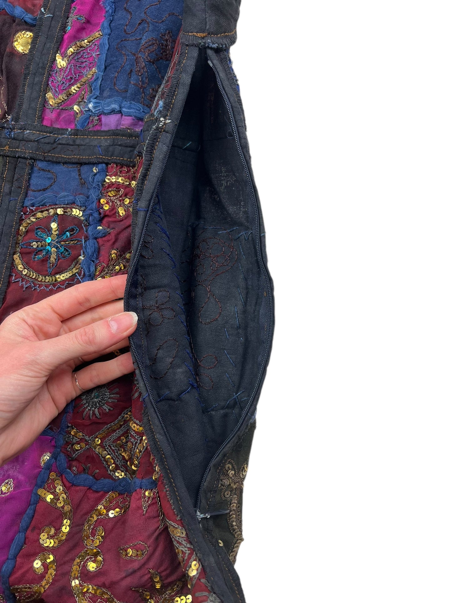 Jean Paul Gaultier S/S 1999 sequin patchwork dress