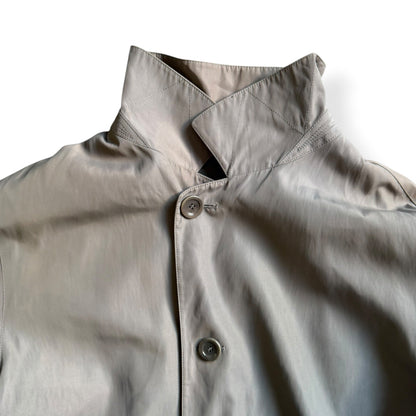 1990's Giorgio Armani Buttoned Trench Coat (L) | Default Title, Grey