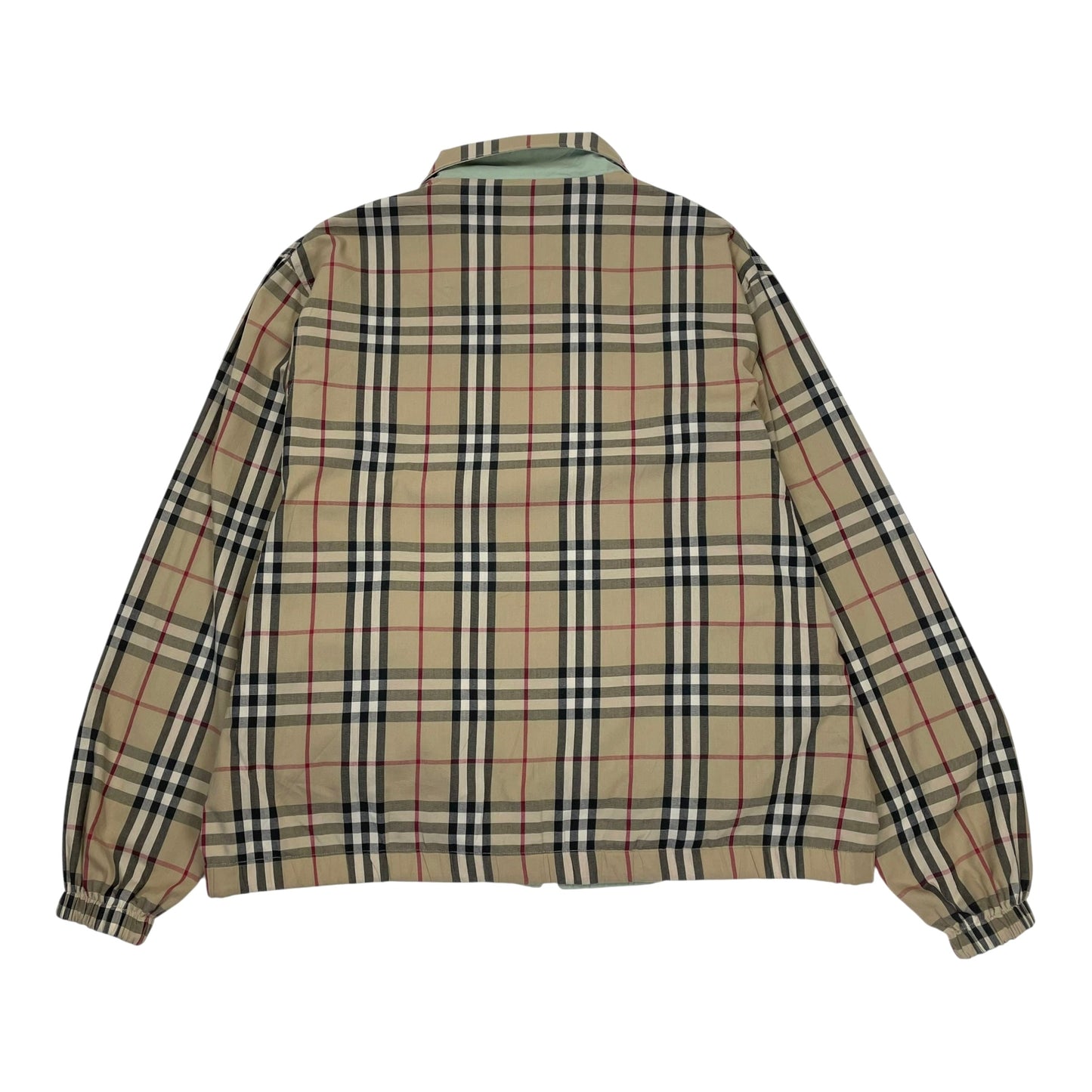 Vintage Burberry Nova Check Reversible Harrington, Size Large | O/S, Multicoloured
