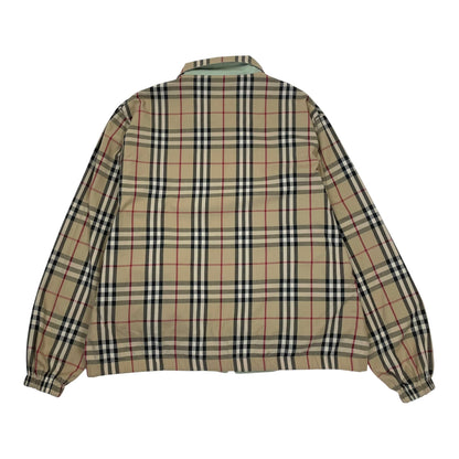 Vintage Burberry Nova Check Reversible Harrington, Size Large | O/S, Multicoloured