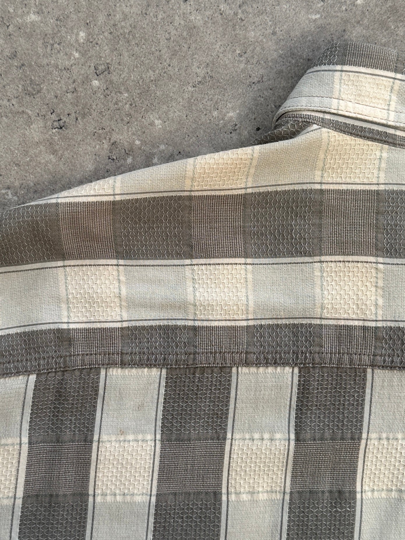 Armani Jeans 1990s Check Flannel Logo Shirt - XXL