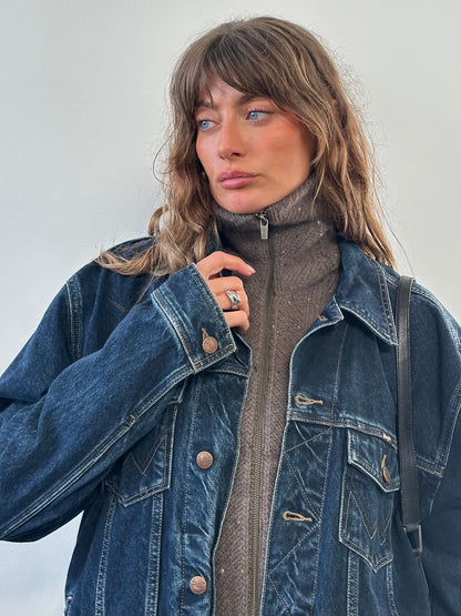 Wrangler 1990s Mid Wash Denim Jacket - XL