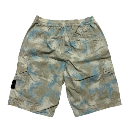 Stone Island Devore Camo Shorts | W30, Camo