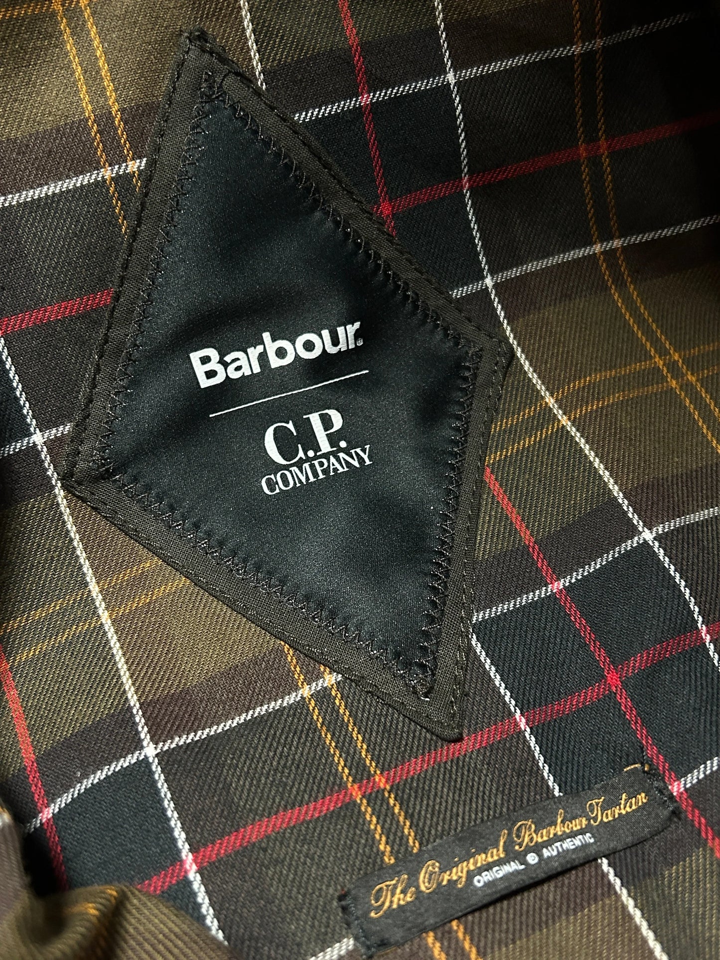 AW 2023 C.P. Company x Barbour Creel Wax Goggle Jacket L