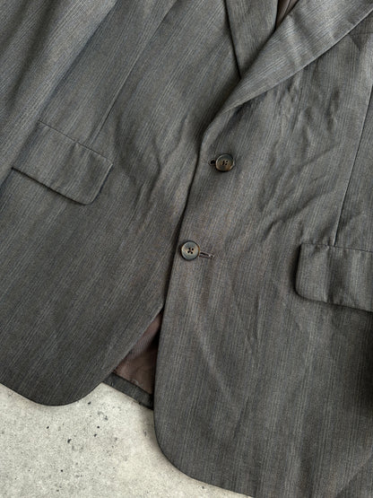 Christian Dior Monsieur 80s Stripe Single Breasted Blazer 38R/L