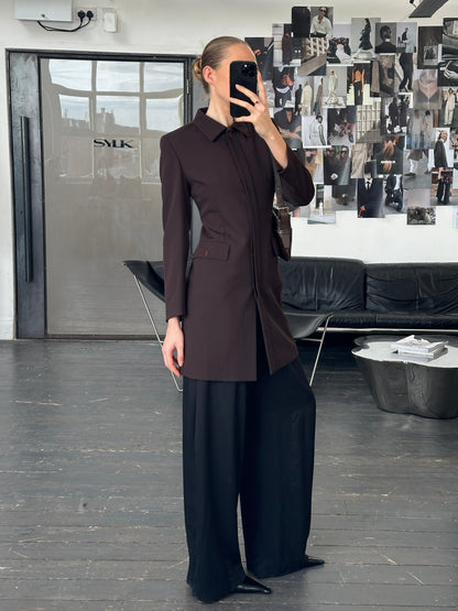 Sportstaff 1990s Minimal Tailored Coat - XS/S